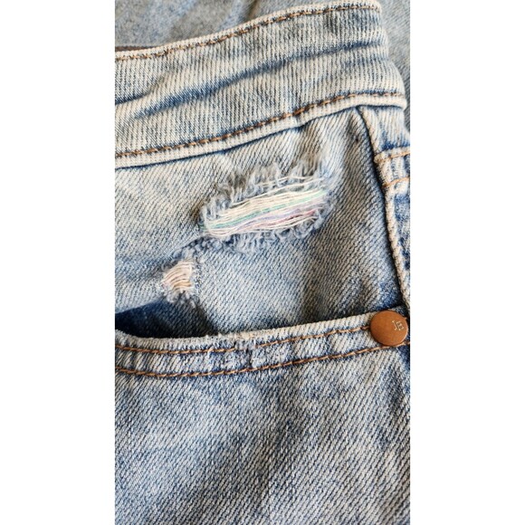 Judy Blue Women’s Jeans Size 0 / 24 Distressed Straight Leg 00s Vintage Wash - Picture 10 of 16